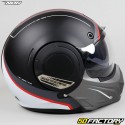 Casco modulare Nox Stratos Fighter bianco e nero opaco