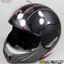 Modular helmet Nox Stratos Fighter matte black and white