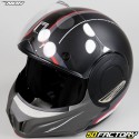 Casco modulare Nox Stratos Fighter bianco e nero opaco