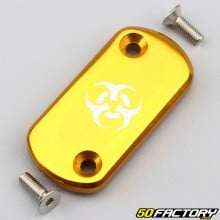 Front brake master cylinder cover type AJP Derbi,  Beta... gold