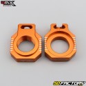 Tendeurs de chaîne KTM SX, EXC 125, 250, 500... 4MX oranges