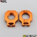 Orange KTM SX, EXC 125, 250, 500... 4MX chain tensioners