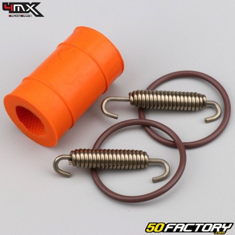 KTM exhaust sleeve and springs SX 125, 150 (since 2016) 4MX orange