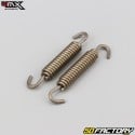 Exhaust sleeve and springs KTM EXC 250, 300 (since 2000) 4MX orange