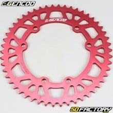 Rear sprocket 50 aluminum teeth 420 Sherco SM SM-R, SE-R, Suzuki RMX,  SMX  50  Gencod pink