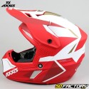 Capacete cross Axxis Wolf Bandit vermelho fosco