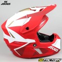 Casque cross Axxis Wolf Bandit rouge mat