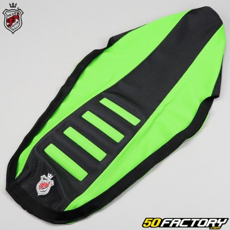 Capa de assento Kawasaki KX 250 (desde 2021), 450 (desde 2019) JN Seats preto e verde