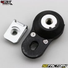 Exhaust bracket bracket Beta RR 50, 250, KTM SX, EXC 125, 250... 4MX black