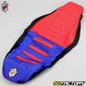 Funda de asiento Honda CRF 250 R (desde 2022), 450 R (desde 2021) JN Seats azul y rojo