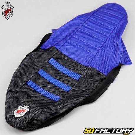 Housse de selle Yamaha YZ 65 (depuis 2019) JN Seats bleue et noire