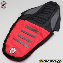 Capa de assento Honda CRF 250 R (2014 - 2017), 450 R (2013 - 2017) JN Seats vermelho e preto