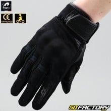 Gants femme Furygan Jet Lady D3O homologués CE moto noirs