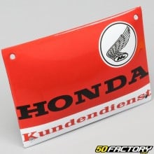 Placa de esmalte Honda 13.8x10 cm