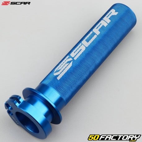 Tubo maniglia gas in alluminio Yamaha YZF, WR-F...250, 450... Scar blu