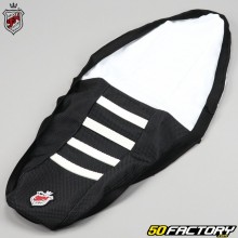 Seat cover TM EN 125, MX 300... JN Seats black and white