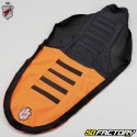 Capa de assento KTM SX  XNUMX, XNUMX (XNUMX - XNUMX), EXC (XNUMX - XNUMX) JN Seats  laranja e preto