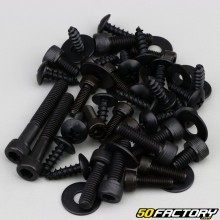 MBK fairing and crankcase screws Booster Rocket,  Yamaha Bw&#39;s NG black