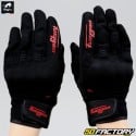 Women&#39;s gloves Furygan Jet Lady D3O CE approved motorcycle black and red