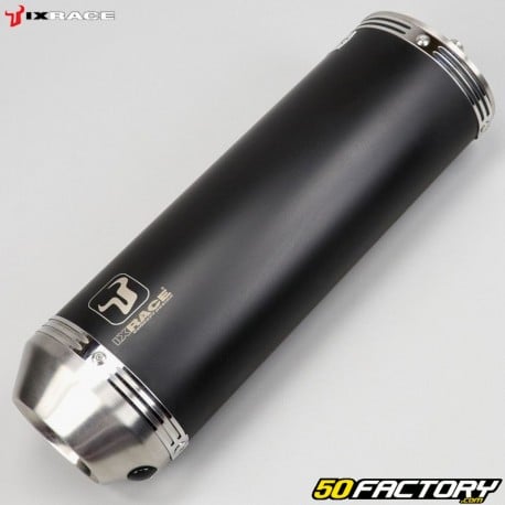 Hyosung silencer Comet GT 125 (2009 - 2016) IXrace New pure black