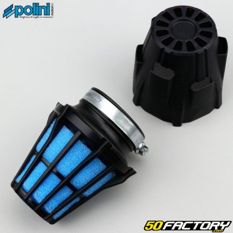 Ã˜46 mm air filter Polini straight black