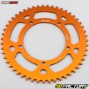 Corona 51 denti in alluminio 420 Aprilia,  Generic, KSR 50 ... Supersprox arancione