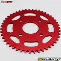 Couronne 47 dents alu 420 Yamaha TZR, MBK Xpower Supersprox rouge