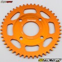 Couronne 47 dents alu 420 Yamaha TZR, MBK Xpower Supersprox orange