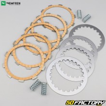 Clutch discs and springs AM6 minarelli Newfren