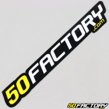 Sticker 50 Factory 15 cm yellow high resistance