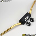 Manubrio Fatbar alluminio Ø 28 mm Gencod oro con ponti neri e schiuma