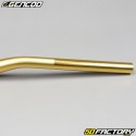 Lenker Fatbar Aluminium Ø 28 mm Gencod Gold mit schwarzen Brücken und Schaum