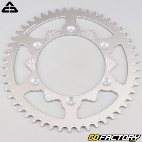 Rear sprocket 50 aluminum teeth 520 Yamaha WR, YZ 125, 250... Gray ACD