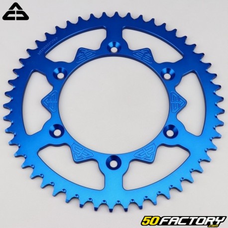 Rear sprocket 50 aluminum teeth 520 Yamaha WR, YZ 125, 250... Blue ACD