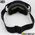 100% Armega goggle black silver iridium screen