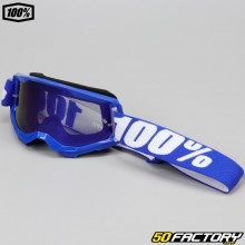 Crossbrille 100% Strata 2 mit blauem Iridiumvisier blau