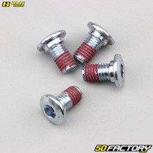 Vis de disque de frein avant ou arrière 8x12 mm Kawasaki KX, KXF, Suzuki RM-Z 125, 250, 450... Haan Wheels (lot de 4)