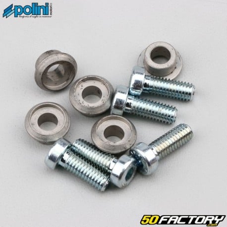 Floating brake disc bolts and spacers Polini