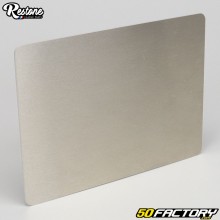 Placa porta número en aluminio rectangular modelo pequeño de 190 mm Restone