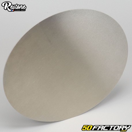 Targa ovale grande in alluminio 250 mm Restone