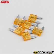 Orange 5A mini flat fuses Lampa Smart Led (set of 6)