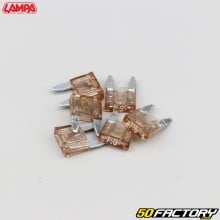Brown 7.5A mini flat fuses Lampa Smart Led (set of 6)