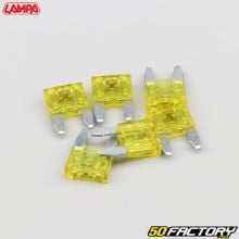 Mini fusibili piatti 20A gialli Lampa Smart Led (set di 6)