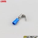 Male/female spade terminals Ã˜6.3 mm to be crimped Lampa blue (pack of 40)