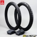 2 1/4-17 (2.25-17) Tires 39M Servis M29S with moped inner tubes