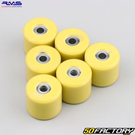 Rulli di variatore 10g 19x17 mm Piaggio Xevo, X9, Vespa 125 ... RMS