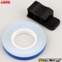 Adhesivo cinta para borde de llanta Lampa azul con aplicador 7 mm