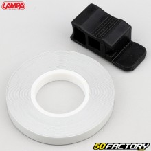 Adhesivo cinta para borde de llanta Lampa blanco reflectante con aplicador de 7 mm