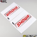 4MX Showa fork stickers transparent