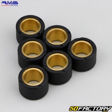 Rodillos de variador 5.5g 17x12 mm Aprilia SR50, Suzuki Katana... RMS